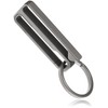 TKhits Titanium Carabiner Belt Clip, Spring Free, All Titanium Keychain,