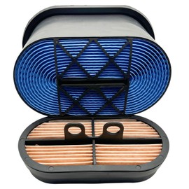 Primary & Secondary Air Filter Set 32/925682/3 87037984/5 Compatible with John Deere, JCB, New Holland and Case-IH Agricultural Equipment P608533/0975 87356351/7353 RE253518/9 6501484/3092M1