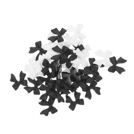 FRCOLOR 200Pcs Nail Charms Cute Bow Nail Gems for Women for DIY Nail Art Christmas Decorations Easy to Use for Home and Unique Nail Accessories