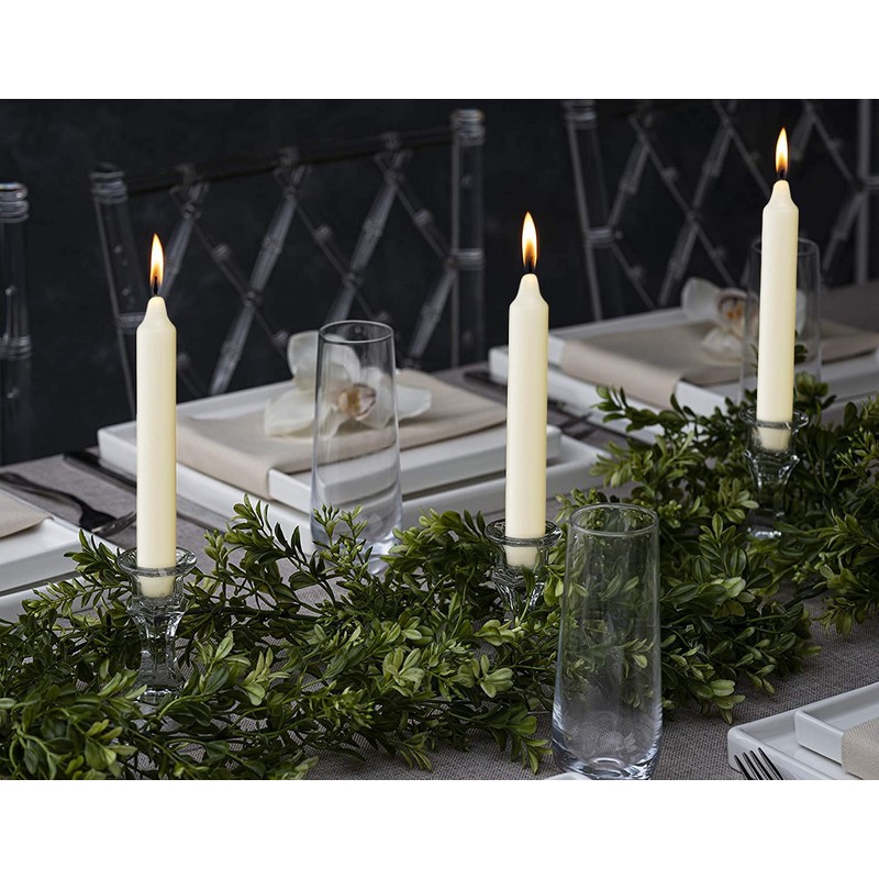 BOLSIUS Ivory Household Candles Bulk Pack 45 Count - Unscented