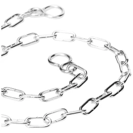 Merriway BH02253 Link Type Bath Chain with S Hook, 450mm (18 inch) - Chrome Plated