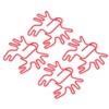100Pcs Kids Paper Clips Crab Style Metal Exquisite Color Wide