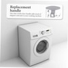 jojofuny 5 Sets Drum Washing Machine Handle Replacement Metal Door
