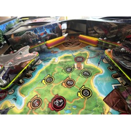 Stern Pinball Jurassic Park Pinball Mod DECAL Apron Walls( SOLD AS A PAIR)