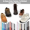 Handshop 2 pairs round cotton shoe laces for sneakers, 4