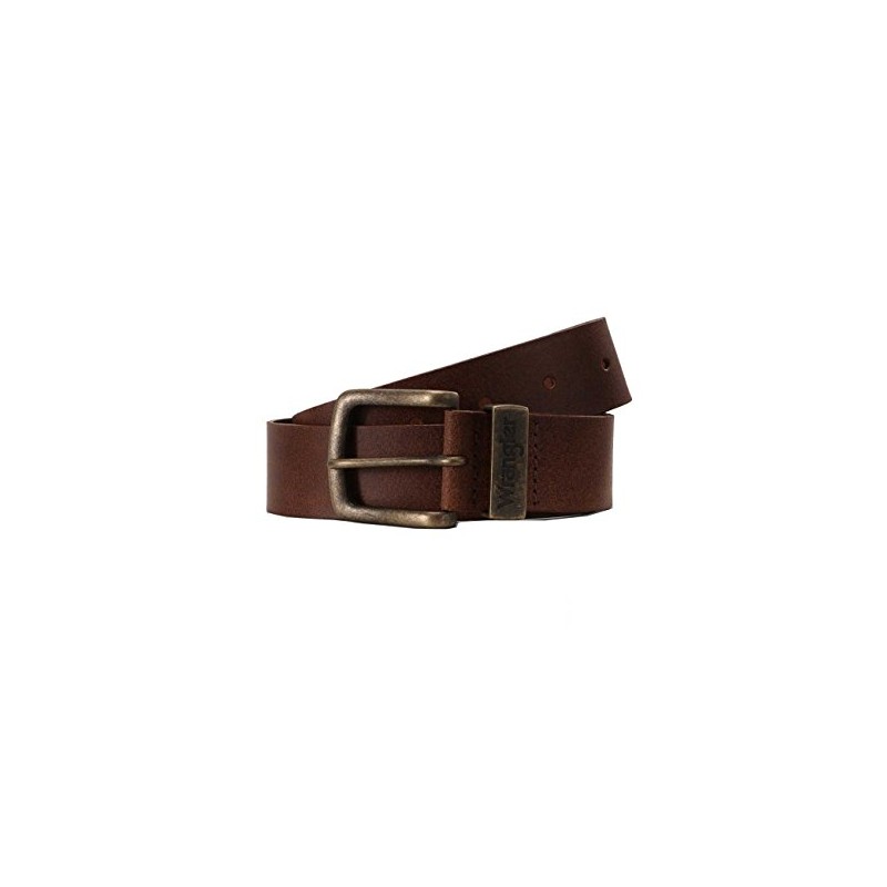 Wrangler Men's's Metal Loop Belt Brown (Cognac 6K) No Aplica