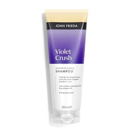 John Frieda Violet Crush Intensive Purple Shampoo 250ml. Blonde Hair Toning Care for Brassy Hair and Soft Shine