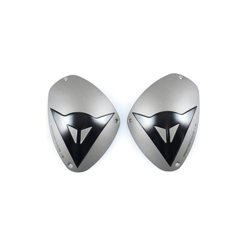 Dainese - Dets Aluminum Knee Plates, Aluminum Motorcycle Knee Protectors,
