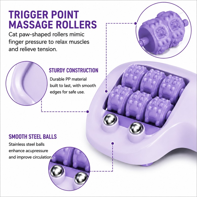 Foot Massager Roller for Relaxation and Daily Foot Care –