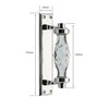 1 x Elenor Glass Internal Door Handle