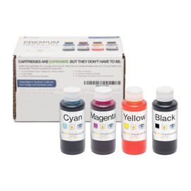 Hyrax Trading Premium Combo Ink Refill Kit for HP 60, 60XL, 61, 61XL, 62, 62XL, 63, 63XL, 64, 64XL, 65, 65XL, 67, 67XL Cartridges 85mL 2.87oz