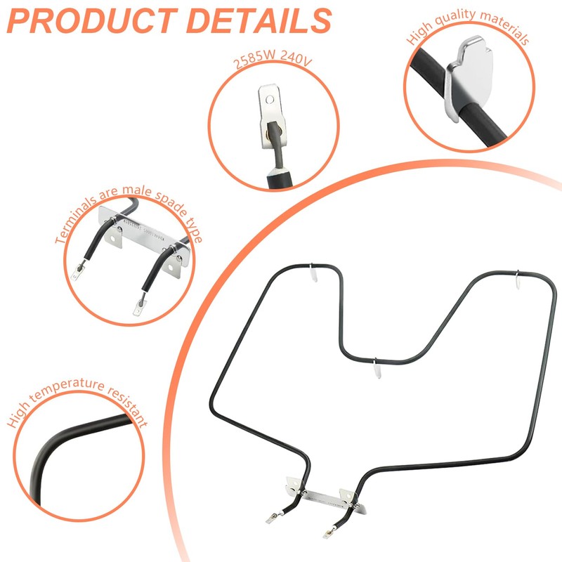 WB44K10005 Baking Element, WB30X46987 Oven Bake Element Compatible with G-E