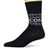 A|X ARMANI EXCHANGE womens Icon Logo Socks, Black, One Size