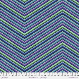 FreeSpirit Free Spirit Kaffe 85 & Fabulous by Kaffe Fassett PWGP090 Blue Chevron Cotton