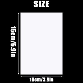 100 Pieces 5D Diamond Art Painting Release Paper Cover Double Sided Non-Stick Replacement Paper for Full and Partial Drills Diamond Art Embroidery Accessories Tool (15 x 10cm / 5.9 x 3.9 Inches)