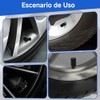 AURAROSE 30Pzs Tapones para Llantas con Anillo de Sellado, Aluminio