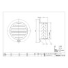 Sugita Ace PVC Pipe for Ventilation, 6.9 gal (200 L),