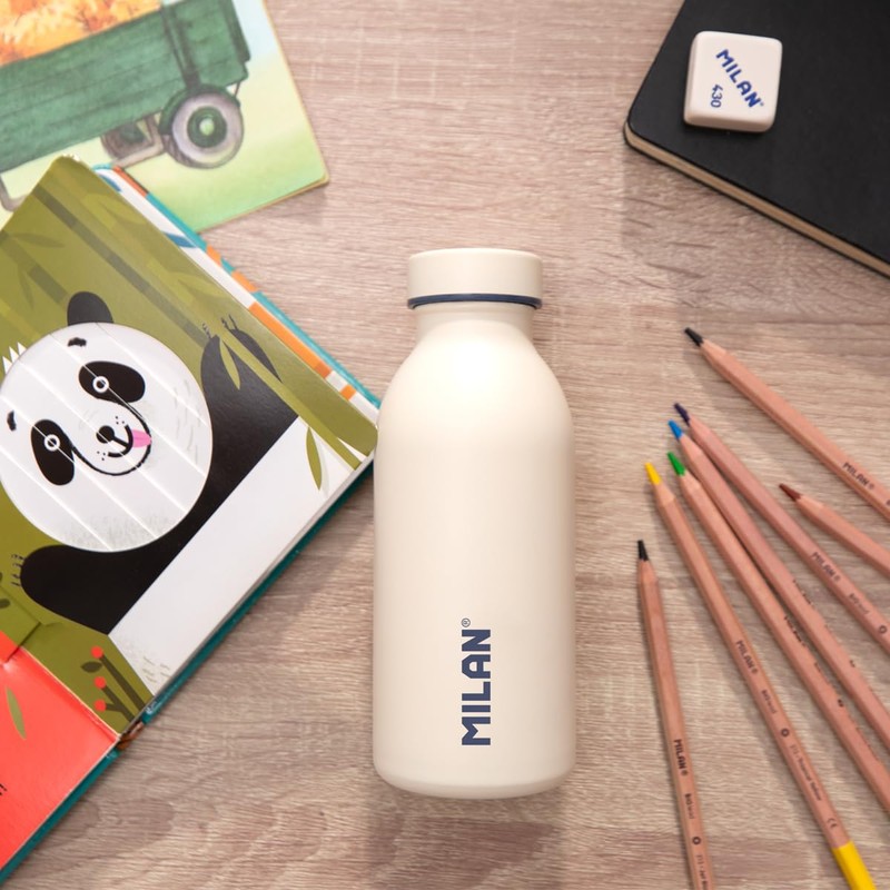 MILAN 1918 Series Stainless Steel Insulated Bottle, White