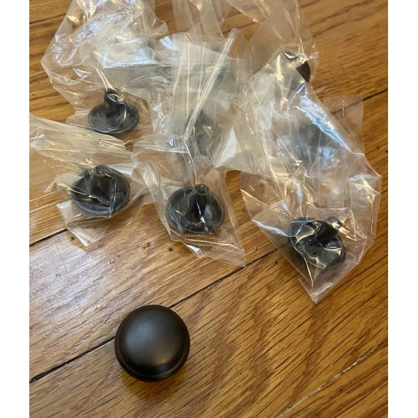 Unbranded Lot of 10 Oil Rubbed Bronze Round Mushroom Cabinet