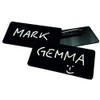 Customcard Ltd Chalkboard Write on Reusable Name Badges with pin