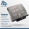 Heavy Duty Digital Kitchen/Food Scale – 33lb Capacity, 1g Accuracy,
