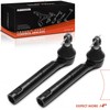 A-Premium 2 x Front Outer Tie Rod Ends, Compatible with