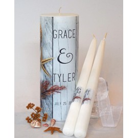 Sea Shore Wedding Unity Candles