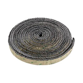 Protalwell Self Adhesive Stove Window Glass Gasket Tape, 1" Width 72" Length, Flat Stove Door Glass Gasket, Self Stick Flat Gasket Tape for Stove and Fireplace Window Glass