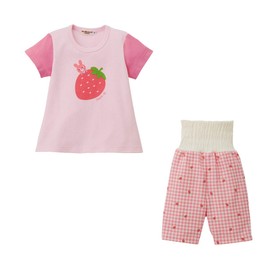Miki House Hot Bisquets 72-7305-826 Pajamas, Baby Clothes, Kids, Boys and Girls, Pink