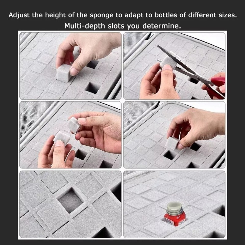 Testors Model Paint Storage Case Compatible with Testors Paint Set