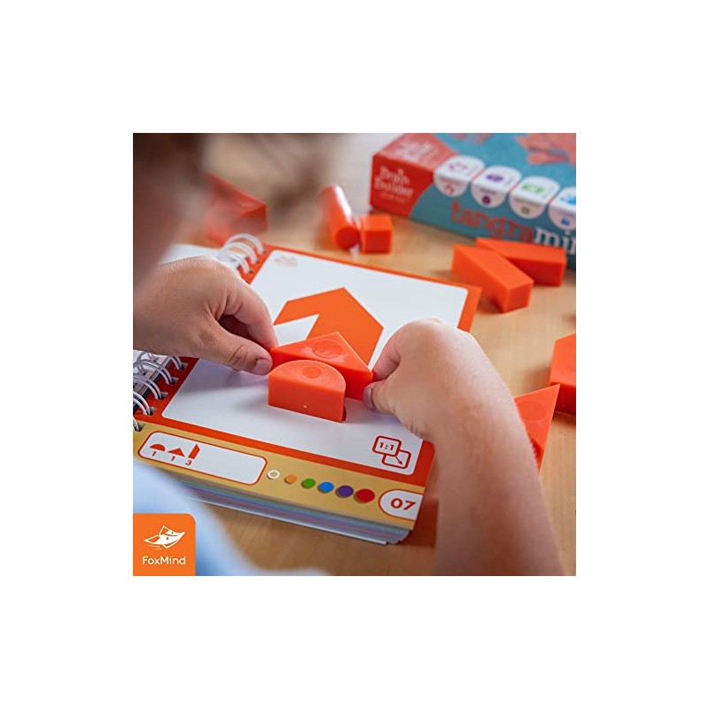 FoxMind, Tangramino 3D Puzzle-Solving, Logic Game, Brain Builder Series