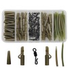 JSHANMEI 120pcs/box Carp Fishing Tackle Kit Bundle Safety Leader-Clips Quick