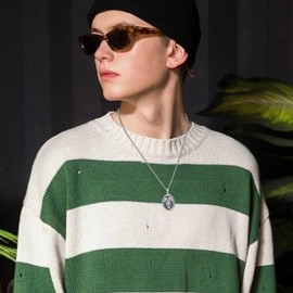 OHAYOO Jesus Necklace 925 Silver St Michael/St George/St Benedict/St Anthony Christian Pendant Necklace Jewellery for Men Women, Sterling Silver