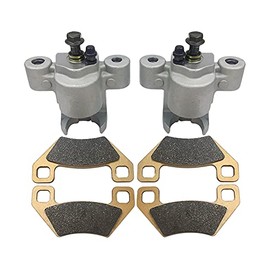 M MATI Front Left Right Brake Calipers W/Pads for Arctic Cat ATV 650 700 1000 Side by Side Prowler 500 HDX 550/XT 550 650/XT 650 700 XT/XTX/HDX 1000 XT/XTZ HDX 500 XT HDX 700 XT/SE/CREW XT