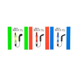 Korda Basix Mini Stow Green Carp Fishing Hanger Bobbin, Compact Bite Indicator for Tight/Slack Lines, Compatible with Most Buzzers, Adjustable Weight and Mini Isotope Ready - KBX029