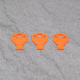 ULEIVA 3 Pcs Replacement Keys Orange Compatible with USM Haller Simple Lock Handle Furniture System Furniture