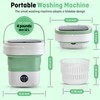 Portable Washing Machine,12L Mini Washer with Foldable Design, Has 3