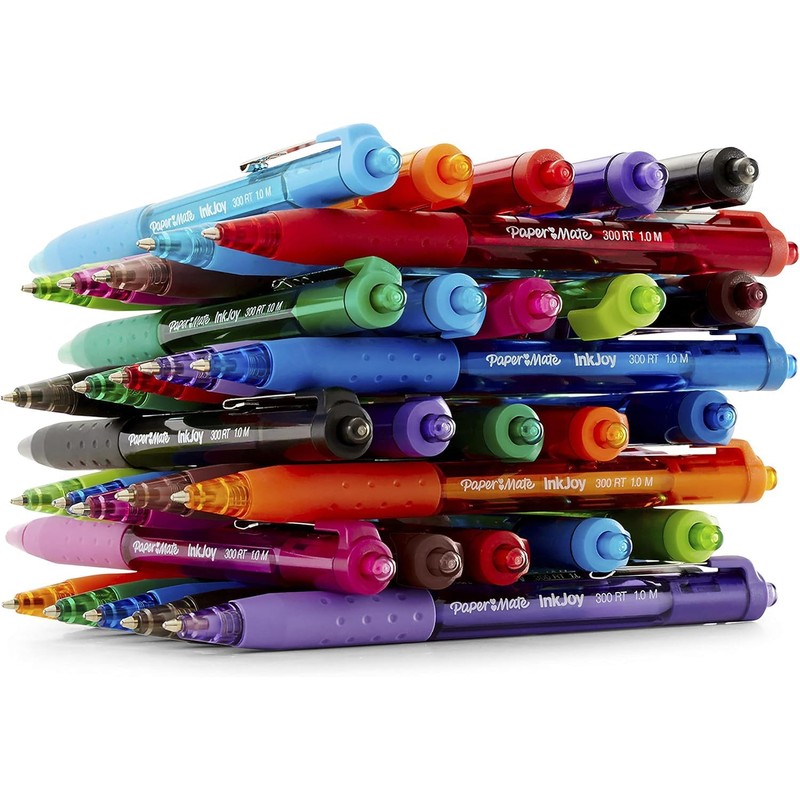 Paper Mate InkJoy 300RT Retractable Ballpoint Pens, Medium Point (1.0mm),