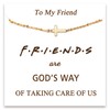 Tarsus Best Friend Bracelet Christian Gifts for Women, Religious Friendship