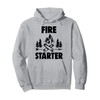 Fire Starter Tee Shirt Men Campfire Starter Pullover Hoodie