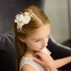 Flower Hair Accessory Pearls Floral Cute Elegant Hair Pin for