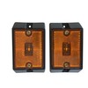 MAXXHAUL 80745 Side Marker LED Amber Light - 2 Pack