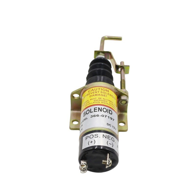 DC 12V Solenoid Valve, Engine Shut off Solenoid, Steel Housing