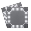 Feleph Classic Crossroad Road Base Plates, City Street Building Kit,