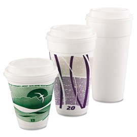 Dart 16El Cappuccino Dome Sipper Lids Fits 12-24Oz Cups White 1000/Carton