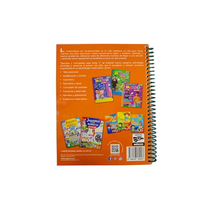 Ejercicios y Actividades Mate 4 Primaria