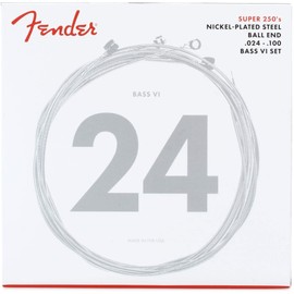 Fender Super 250 Bass VI Strings, Nickel Plated Steel, Ball End