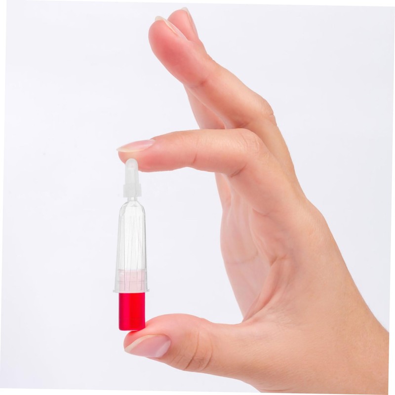 Ipetboom 6pcs Ampule Tips Transparent Liquids Dispensing Applicator Caps Replacement