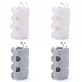 Universal Silicone Shower Head Holder, Upgrade 2025 Suction Cup Holder Hand Held Shower Head Holder, Adhesive Wall Mount Relocatable Silicone Non Drilling Shower for Bathroom Non Drilling