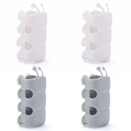 Universal Silicone Shower Head Holder, Upgrade 2025 Suction Cup Holder Hand Held Shower Head Holder, Adhesive Wall Mount Relocatable Silicone Non Drilling Shower for Bathroom Non Drilling